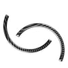 Fiat 500 Carbon Fiber Interior Door Handle Trim Cover (2012-2015)