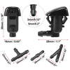 Jeep Cherokee 4pcs Front Windshield Washer Nozzles (2014-2023)