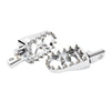 Harley Sportster XL1200 883 Chrome MX Style Foot Pegs (2004-2023)