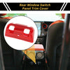 Jeep Wrangler JL JLU (2018-2024) Red Rear Window Switch Panel Trim Cover