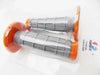 Honda CRF110 Orange Grey Hand Grip Set (2013-2023)