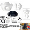 Harley Street Bob 114 White Front Upper & Lower Fairing Kits (2021-23)