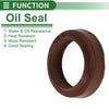 Make Model Oil Seal 5 Pcs Seal Ring Shaft Seal FKM Rubber 12x16x3.5mm