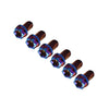 Bike Bicycle Motorcycle 6pcs M6x30mm Titanium Torx Head Flange Screws