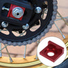 Motorcycle Chain Adjuster Block Tensioner / 2 x 15mm Hole Dia /
