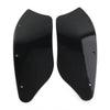 Harley Dyna, Heritage, Softail Black Air Batwing Fairing Wind Deflectors