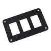 Universal Applications 3 Gang Rocker Switch Control Panel