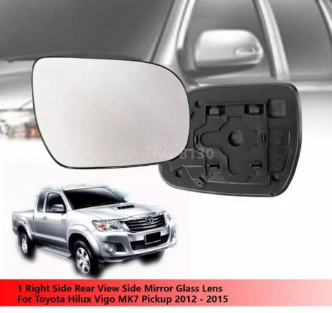 Toyota Hilux MK7 RH Rear View Mirror Glass Lens (2012-2015)