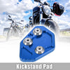 BMW K1200S K1200R K1300S Kickstand Side Stand Plate Pad Blue (2004-2016)