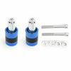 F2 22mm Aluminum Blue Motorcycle Handlebar Weights