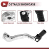 Bosuer M4 Silver Tone Black Shifter Lever Folding