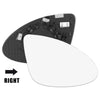 Porsche Cayenne Heated Right Side Mirror Glass with Backing (2011-2015)