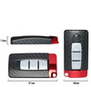 Nissan Infiniti GTR 1x Carbon Fiber Red Key Fob Cover (2009-2023)