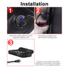 Car - Overspeed Alarm, Tired Warning Digital GPS Speedometer Head Up Display