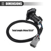 Ford F-250 Super Duty 7-Pin Trailer Wiring Harness