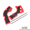 Honda CRF250R CRF450R (2013-2016) Red Pair X-Grip Frame Guards Protectors