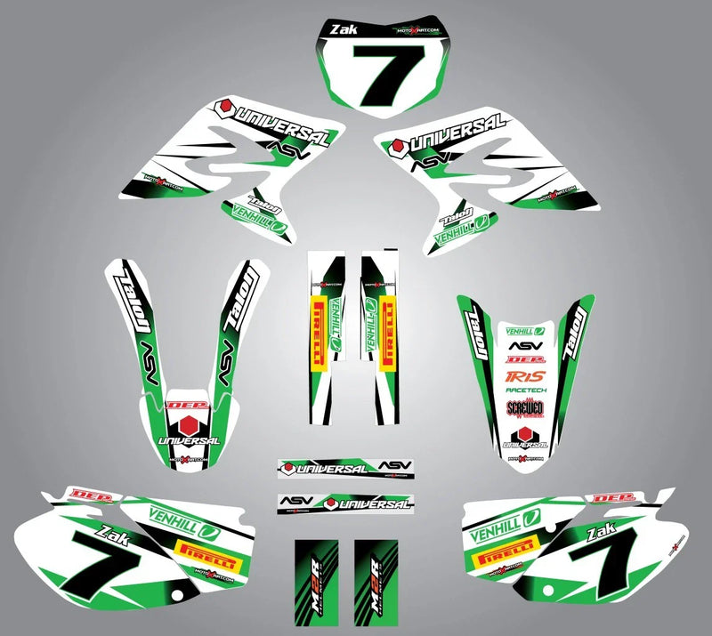 Kawasaki KXF 250 Custom Graphic Kit (2006-2007)