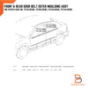 Toyota Corolla ZZE Altis Outer Door Belt Seal Weatherstrip (2001-2008)