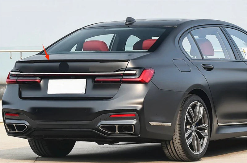 BMW 7 Series G11 G12 740i 750i Sedan ABS Black Rear Spoiler Wing (2016-2022)