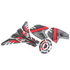 Yamaha MT-09 SP Tracer 3D Gas Tank Pad Decal Sticker Red (2018-2020)