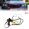 Car 90MM RGB Phone Control Angel Eye Halo Rings Headlight DRL