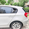 BMW 1 Series Black Side Rear Window Louvers Shutter Vent Cover (2005-2011)