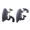 Kia Rio 4pc Front Rear Left & Right Outer Door Handle Black (2002–2005)