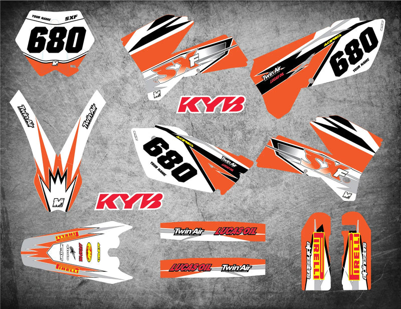 Models Custom Graphic Kit SHOCKWAVE Style Decals (2005-2006)