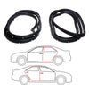 Mitsubishi Galant Eterna Sigma 1980-1987 Rear Door Weatherstrip x2