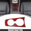 Chevrolet Camaro Red Carbon Fiber Cup Holder Cover Frame Trim (2010 - 2015)