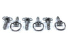 6x Original Dzus Fixations D'Anneau Bail Moto Tête Fourche Fixation Études