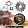 Dirt Bike Mini Bike 420 14T 17mm Front Engine Sprocket