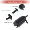 Fiat Ducato Windshield Washer Pump w/Grommet (2006-2023)