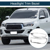 Toyota HILUX REVO Car Front Headlight Trim Bezel (2015–2017)