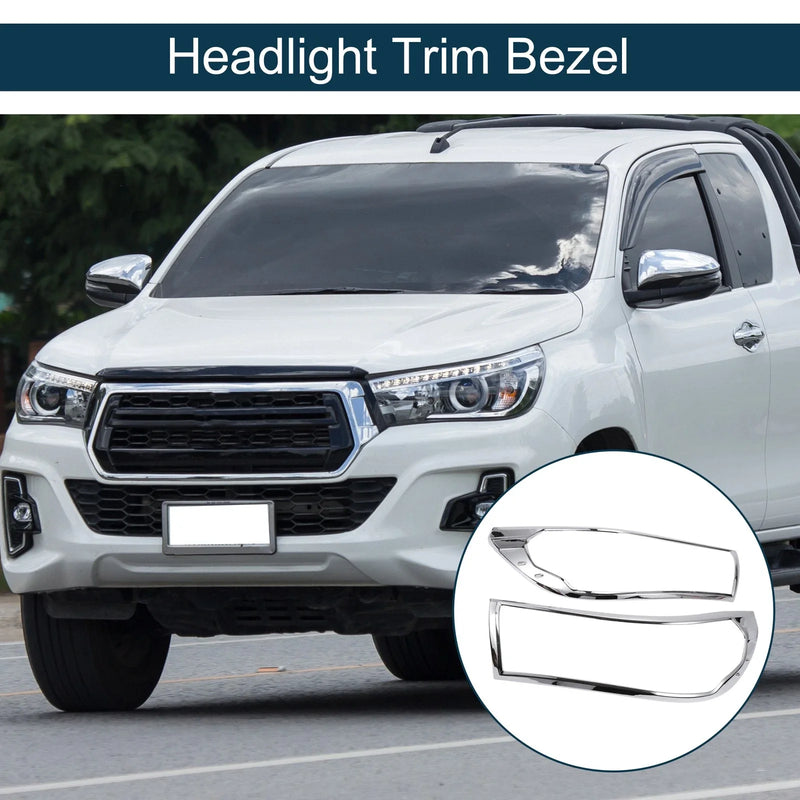 Toyota HILUX REVO Car Front Headlight Trim Bezel (2015–2017)
