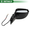 Honda Civic 2012-2015 Manual Folding Gloss Black Right Side Door Mirror