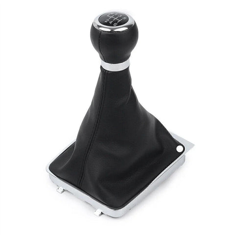 VW Passat 6-Speed Manual Gear Shift Knob & Gaiter Boot Cover (2005-2010)