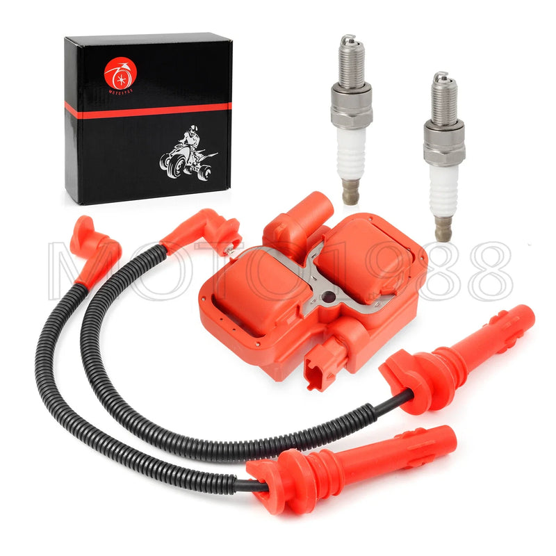 Polaris RZR XP 4 S 900 / 1000 / RS1 Turbo Ignition Coil Spark Plug w/Wire