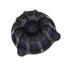 Harley Dyna FXDLS (2017) Blue / Black 1x Air Cleaner Intake Filter Kit