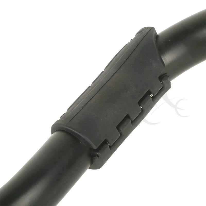 Harley Dyna 1 1/4" Black Mustache Engine Guard Crash Bar (2006-2023)