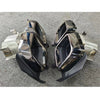 Cadillac CT4 2 x Silver Rear Tail Exhaust Muffler Tips (2020-2021)