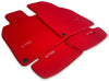 Porsche 997 Coupe GTS 2005-2008 Red LHD Carpet ER56 Design Floor Mats