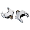 Harley Dyna Sportster 3x 39-49mm Quick Release Chrome Windshield Clamps