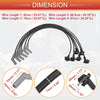 Ford E-150 F-150 6 x Spark Plug Wire Ignition Coil Cables (1997-2000)
