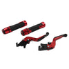 BMW F900 F900R Red Extendable Brake Clutch Levers & Grips (2020-2023)