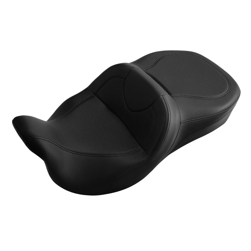 Harley Touring Road Glide Black Driver Passenger Seat (2009-2023)