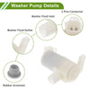 Mitsubishi Mirage G4 Windshield Washer Pump w/Grommet (2017-2020)