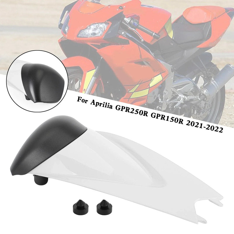 Aprilia GPR250R GPR150R (2021-2022) White F2 Rear Seat Cover Trim