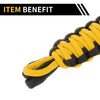 Jeep Wrangler TJ JK JKU (2007-2018) Black Yellow 2 x Door Limiting Straps