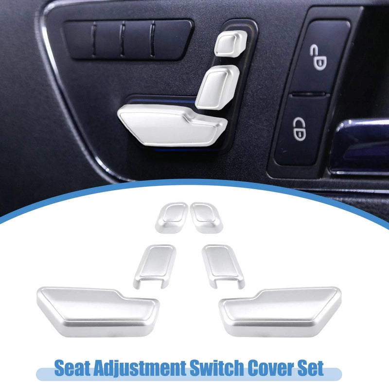 Mercedes Benz GLK Class 6 in 1 Seat Adjustment Switch Cover Set (2008-2015)